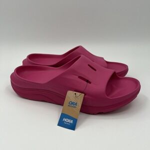 NEW Hoka Ora Recovery Slide 3 Pink Yarrow Mens Sz 14 1135061 Womens Sz 16 *FLAW